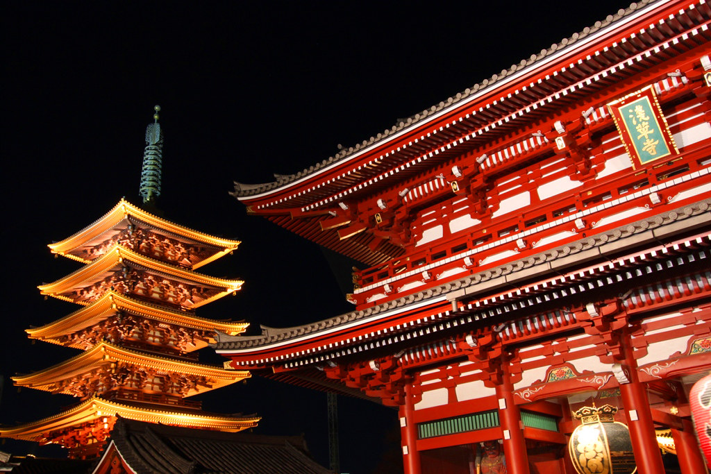 JAPANTWO Blog » Blog Archive » Asakusa Night View Photo | Tokyo,Japan ...