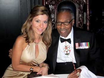 Eve Adams with the Honourable Lincoln Alexander