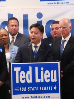 Ted Lieu, Jerry Brown