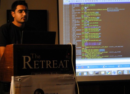 Harsimran Walia reverse engineering a Microsoft patch code