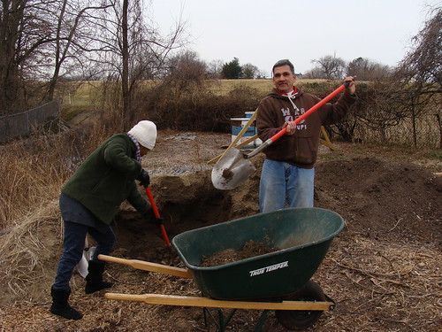 Shoveling Soil