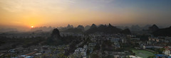 Guilin Sunset Panorama