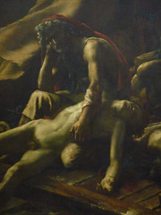 GÉRICAULT, Raft of the Medusa with Detail of Father and Dead Son