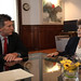 Mauricio Macri con la embajadora del Perú, Judith De La Mata Fernández (1 de 1)