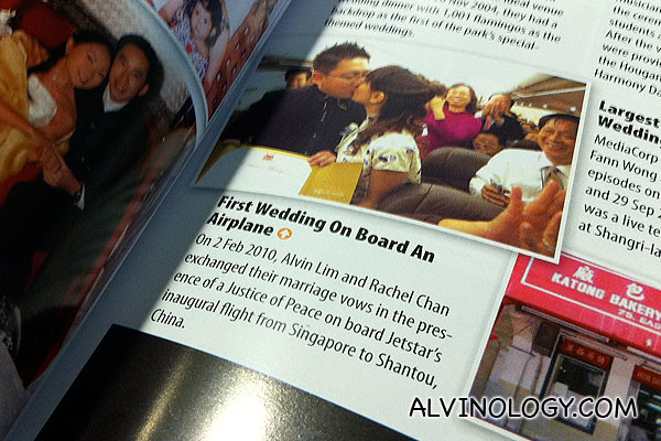 Alvin and Rachel in the Singapore Book of Records