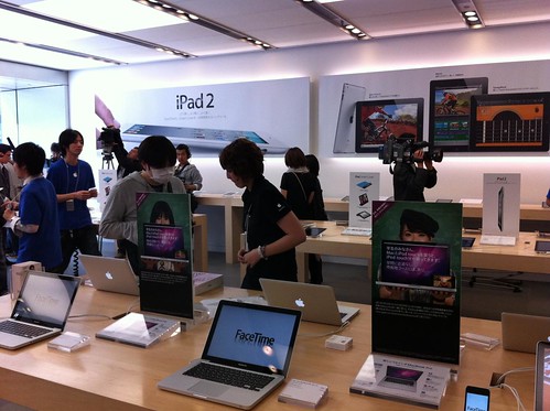 iPad2@AppleStore銀座
