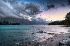 As The Dawn Breaks - (HDR Queenstown, New Zealand)