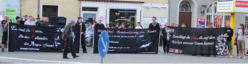 Neonazi-Kundgebung in Nauen
