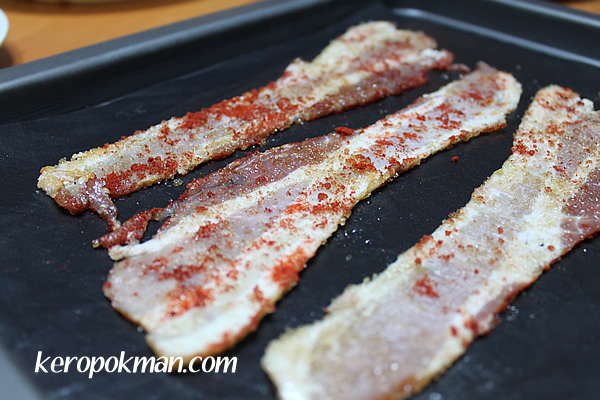Brown Sugar and Paprika Streaky Bacon - Ang Moh Bak Kwa