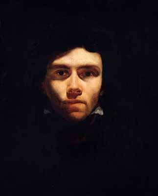 Gericault, Theodore (1791-1824) - 1818 Portrait of the Artist Eugene Delacroix (Musee des Beaux-Arts, Rouen, France)