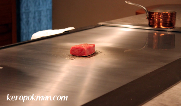 Japanese Wagyu Steak from Kagoshima Prefecture with Wasabi