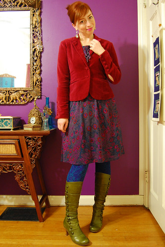 What I Wore 2Day: Violet Blue