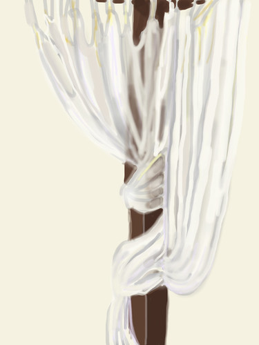 iPad drawing 48 - My Bedpost, The Lily
