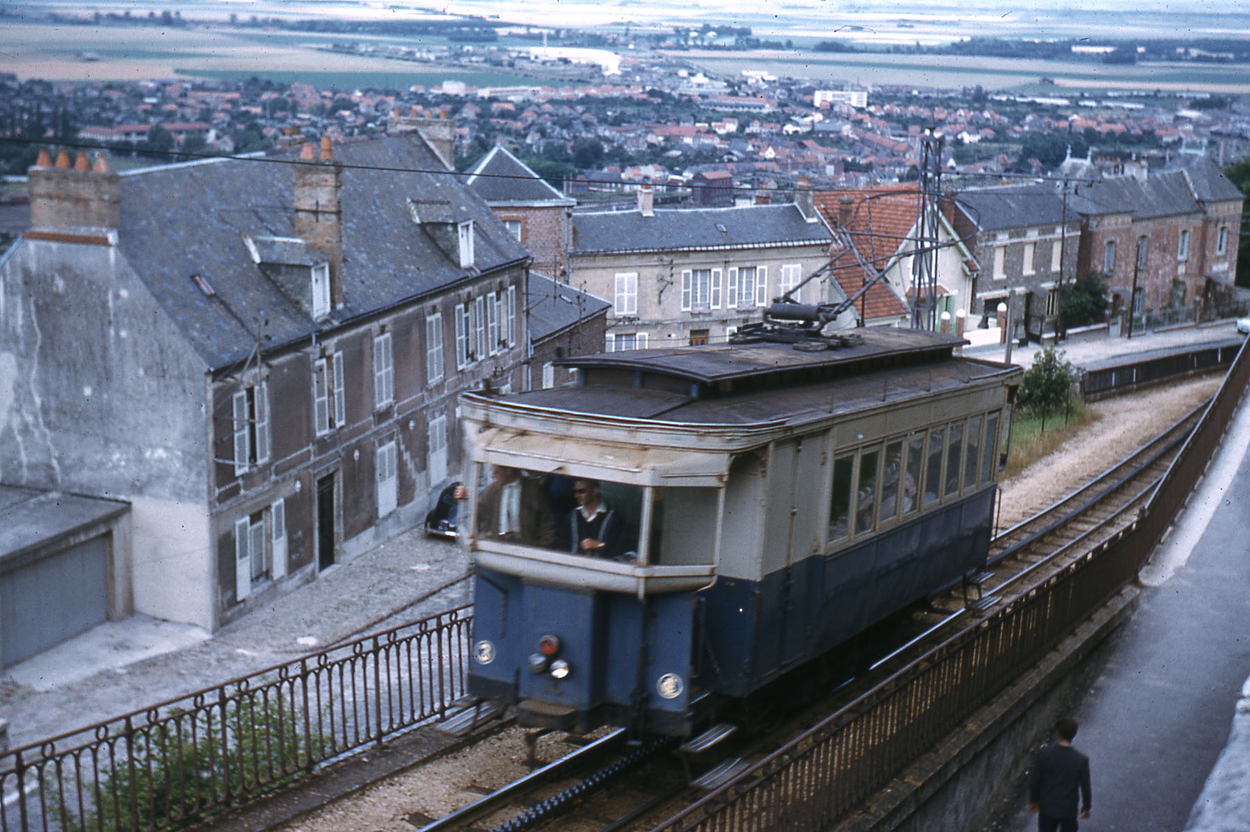 Tramway à crémaillère de Laon en 1962