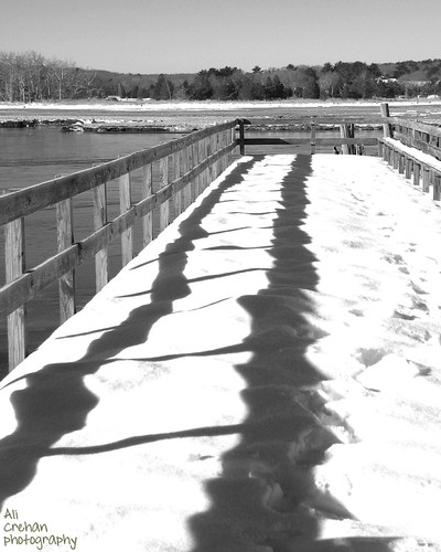 The Driftway in snow