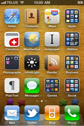 Current iPhone 4 Home Screen