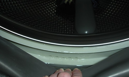Drainage Holes Under Rubber Seal in Washer