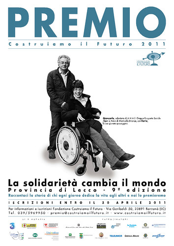 La locandina del Premio Costruiamo il Futuro 2011 - provincia di  Lecco