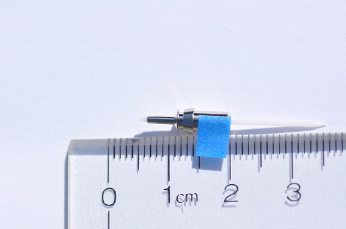 Place a small bit of tape around the nib's collar