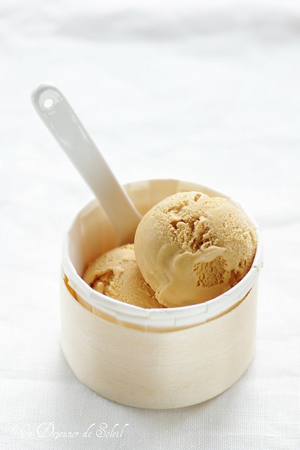 Salted caramel ice-cream