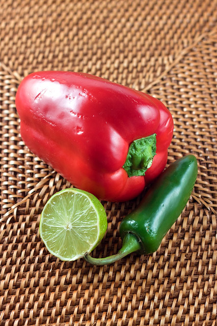 Peppers and lime