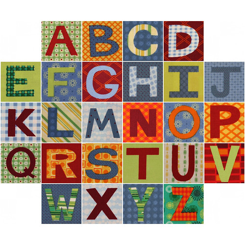 Fabric alphabet