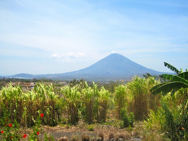 volcano view from eco lodge friendly hotels in nicaragua