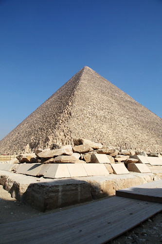 Pyramid of Khufu, Giza, Egypt@GWvgANt̃s~bh