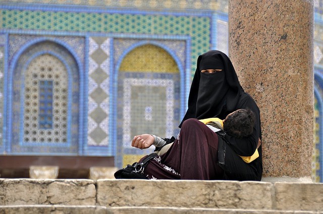Muslim Woman and her Child