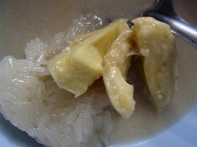 khao neow durian ข้าวหนียวทุเรียน
