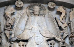 Christ in Majesty, Last Judgment Tympanum, Central Portal, West Facade, Cathédrale St-Lazare, Autun