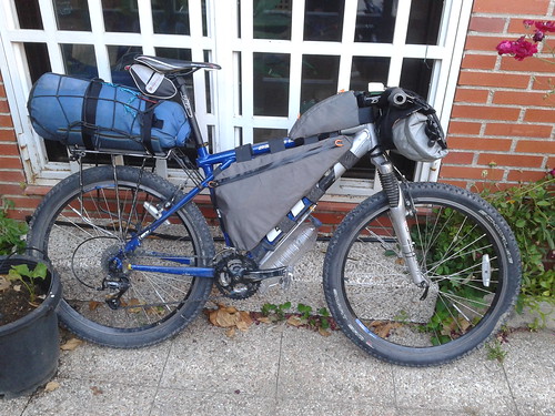 Bikepacking con transportín
