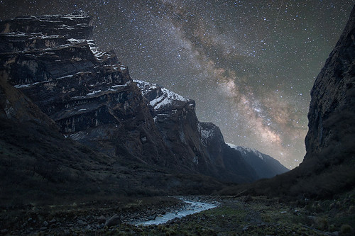 Milky Way above the Himalaya