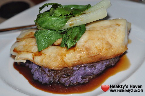 fish with ube chefs table