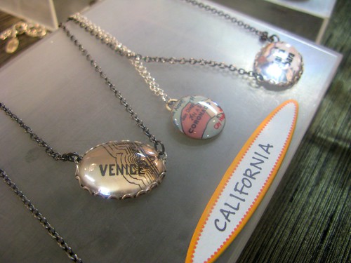 The Weekend Store Vintage Map Necklace by Caroline on Crack