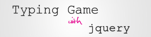Typing game with jquery