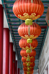 Lanterns at Yuen Yuen Institute