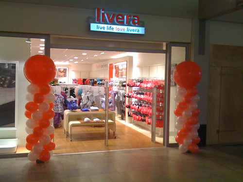 Ballonpilaar Breed Rond Livera Alexandrium Shopping Center Rotterdam