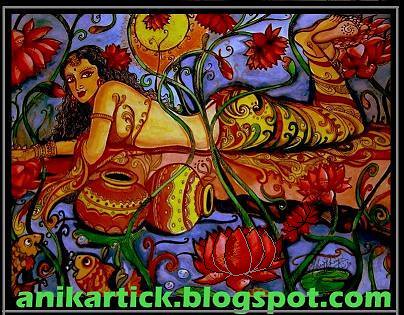 Water color work 02 - Indian Artist Anikartick,Chennai,Tamilnadu,India
