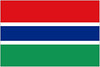 vlajka GAMBIE