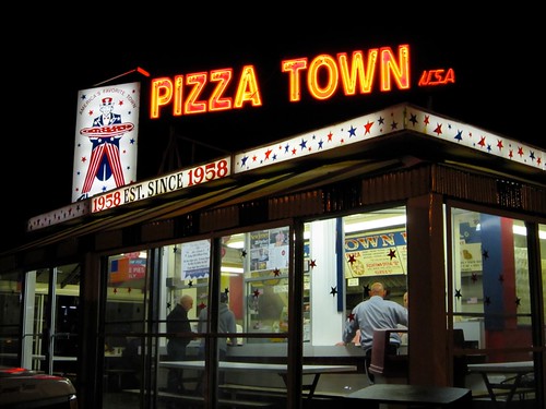 Pizza Town USA Neon
