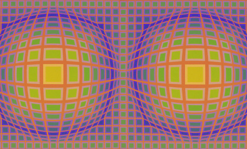 Victor Vasarely • <a style="font-size:0.8em;" href="http://www.flickr.com/photos/30735181@N00/5323533421/" target="_blank">View on Flickr</a>