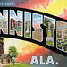 Greetings from Anniston, Alabama - Large Letter Postcard
