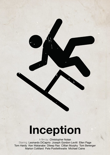 'Inception' pictogram movie poster