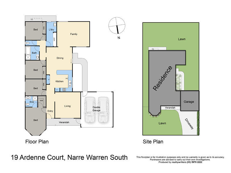 19 Ardenne Court, Narre Warren South Vic 3805 floorplan