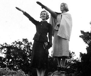 Diana and Unity Mitford of UK, mid.1930s