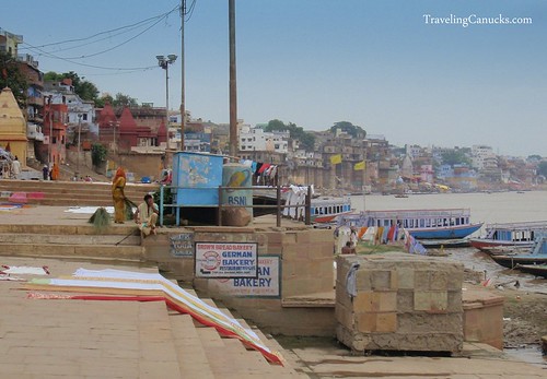 Holy Ganges River in Varanasi, India