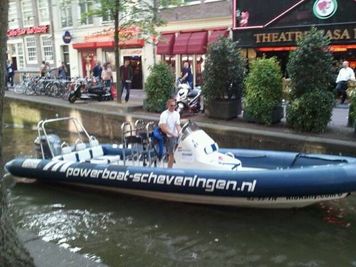 Powerboat varen naar IJmuiden of Amsterdam met een RIB powerboat