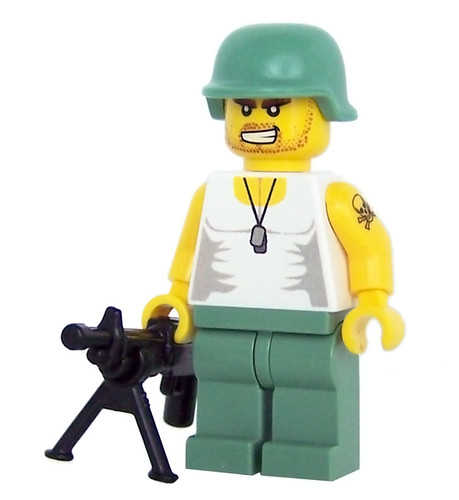 Custom minifig U.S. Marine (Vietnam War) - Custom LEGO Minifigure