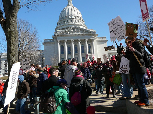 Governor Walker Wisconsin Protest